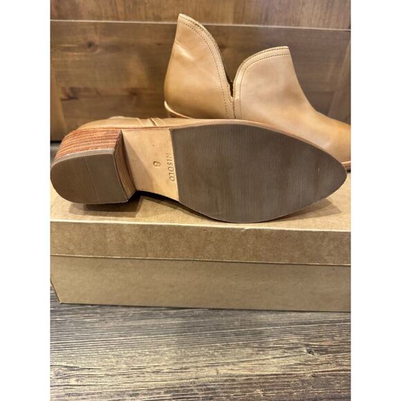 Nisolo Mia Ankle Boot Leather size 8 Almond - Picture 10 of 13